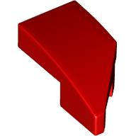 LEFT PLATE 1X2, W/ BOW, 45 DEG. CUT