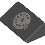 ROOF TILE 1X2X2/3, ABS, NO. 3