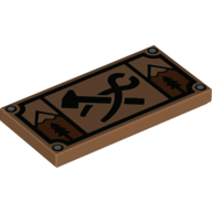 FLAT TILE 2X4, NO. 245