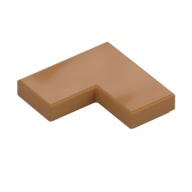 FLAT TILE CORNER 1X2X2
