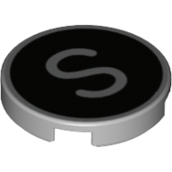 FLAT TILE 2X2, ROUND, NO. 1201