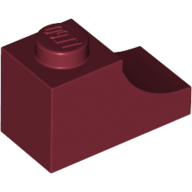 BRICK 1X2, OUTSIDE HALF ARCH, NO. 1