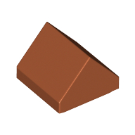 ROOF TILE 1X1, DEG. 45, W/O KNOBS