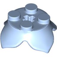 PLATE 2X2,2/3 W/KRYDSHUL& CROWN LEAF