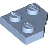 PLATE 2X2, CORNER, 45 DEG.