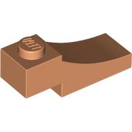 BRICK 1X3,OUTSIDE HALF ARCH,W/ CUTOUT