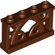 IRON FENCE 1X4X2 W/ 4 STUDS