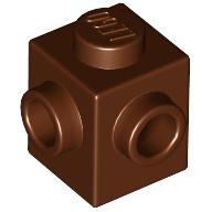 BRICK 1X1, W/ 2 KNOBS, CORNER