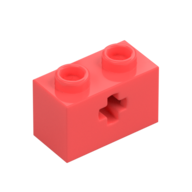BRICK 1X2 WITH CROSS HOLE