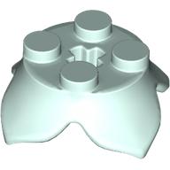 PLATE 2X2,2/3 W/KRYDSHUL& CROWN LEAF