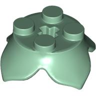 PLATE 2X2,2/3 W/KRYDSHUL& CROWN LEAF