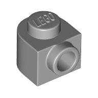 PLATE 1X1X2/3, W/ 1 KNOB, ROUNDED