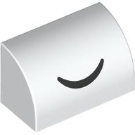 BRICK 1X2, OUTSIDE HALF BOW, NO. 38