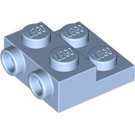PLATE 2X2X2/3 W/ 2. HOR. KNOB