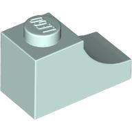 BRICK 1X2, OUTSIDE HALF ARCH, NO. 1