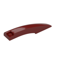 LEFT SHELL 2X10X2, OUTSIDE BOW, W/ CUT