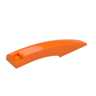 LEFT SHELL 2X10X2, OUTSIDE BOW, W/ CUT