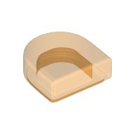 FLAT TILE 1X1, 1/2 CIRCLE